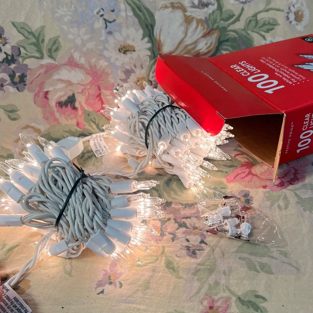 Clear Holiday String Lights